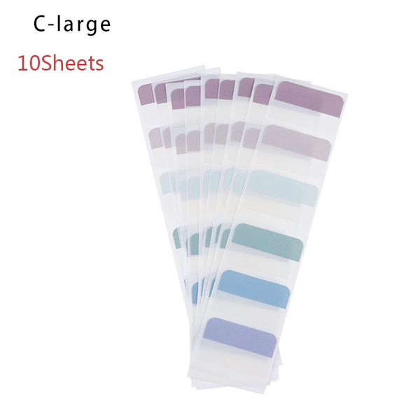 10 ark Sticky Notes Index Tabs C-LARGE