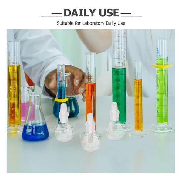 Gravity Flaske Glass Pyknometer med Perforert Propp Tom Laboratorieflaske (10ml) - Perfekt