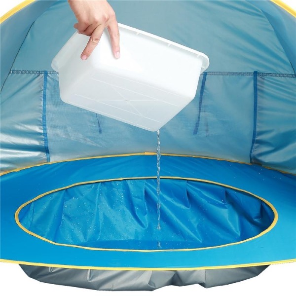 Mordely Baby Beach Telt Portable Shade Pool UV Protection Sun Shade - Perfet blue