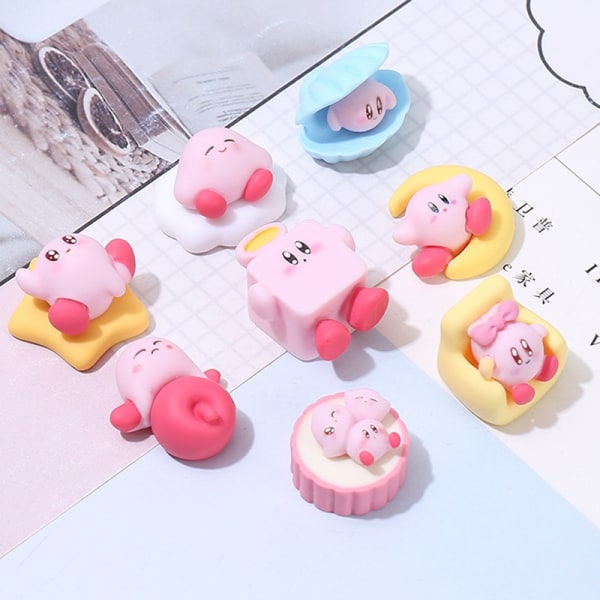 10 kpl Sarjakuva Star Moon Cloud Doll Resin DIY Hiusneulat Korut M - Perfet A9