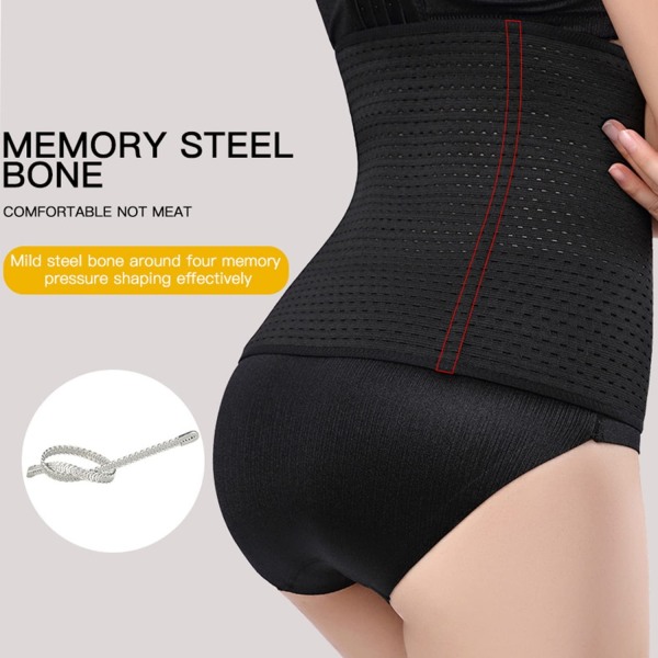 Waist trainer för kvinnor under kläder Tummy Control Slimming Body Shaper Bälte Underbyst - Perfet xl