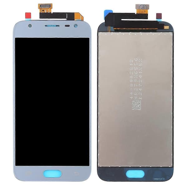 LCD-skærm til Galaxy J3, J330F/DS, J330G/DS med Digitizer Fuld Samling - Perfekt Blue