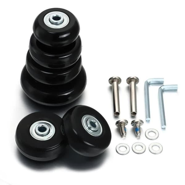 Kuffert tilbehør aksel rejsetaske hjul 90MM*24MM2PCS 2PCS- Perfekt 90mm * 24mm