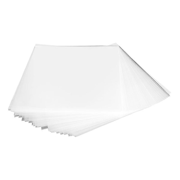 50 stk Vinylplatebeskyttende ermer 12 tommer for platespiller LP Vinylplate Limte plater - Perfekt