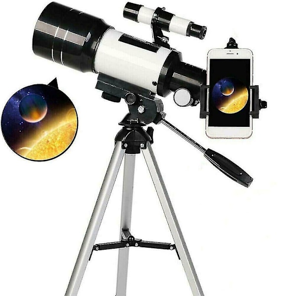 150x Astronomisk Teleskop F30070 Zoom HD Udendørs Monokular med Stativ 70mm-Perfekt