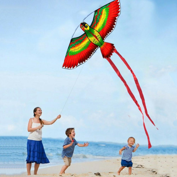 Flying Kite String Drake Med Plasthandtag - Perfet