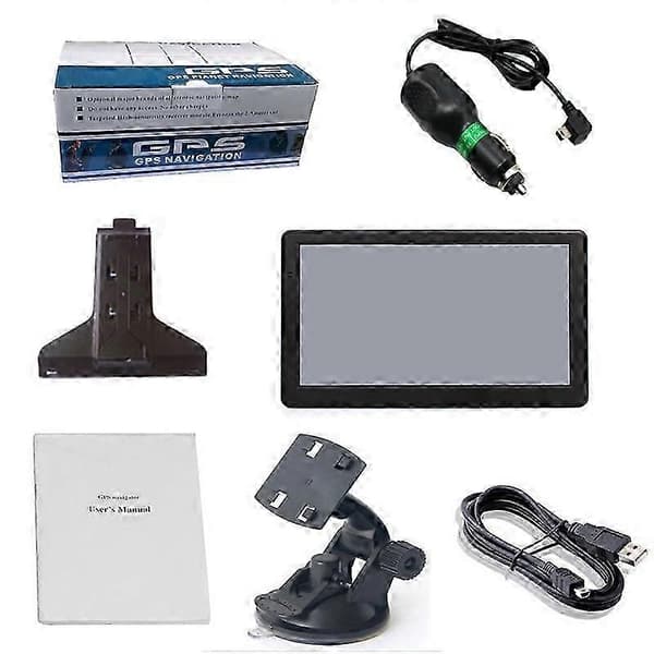 Bil GPS Navigation, Livstids Kortopdateringer Bil Navigator, GPS Navigation System Stemme Broadcast Naviga-Perfet