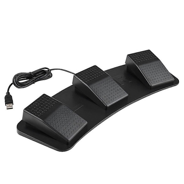 FS23-PM USB Triple Fodpedal Multifunktionel Tilpasset Fodpedal Mekanisk Switch til Billedoptagelse - Perfekt