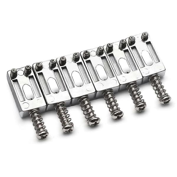 10,5 mm Gitarr Tremolo Stall Sadel Kompatibel med Fender Stratocaster, Silver-Perfekt
