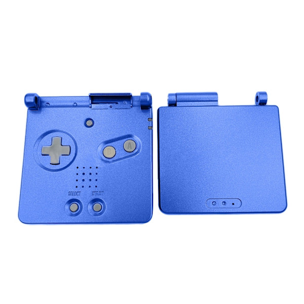 Cover yksivärisessä case ABS-kuori GBA-SP-pelikonsolille Full Set Game konekotelo Pelitarvikkeet- Perfet Blue