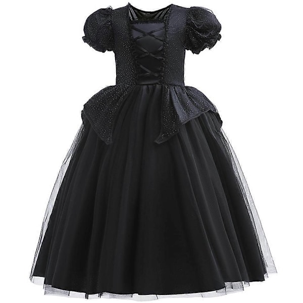 Disney Tyttöjen Maleficent-Mekko Lapsille Paha Kuningatar Keiju Halloween-Puku Lapsille Demoni Kuningattaren Vaatteet Karnevaali Musta Noita Mekko-Täydellinen Maleficent Dress A 2T (Tag 100)