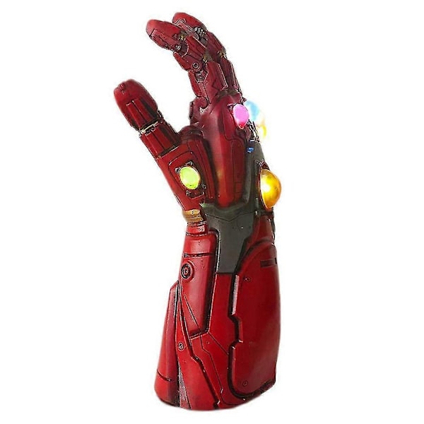 Averagers4 Lysende Iron Man Uendelig Sten Handske Bevægelig Handske Cosplay Rekvisit - Perfekt