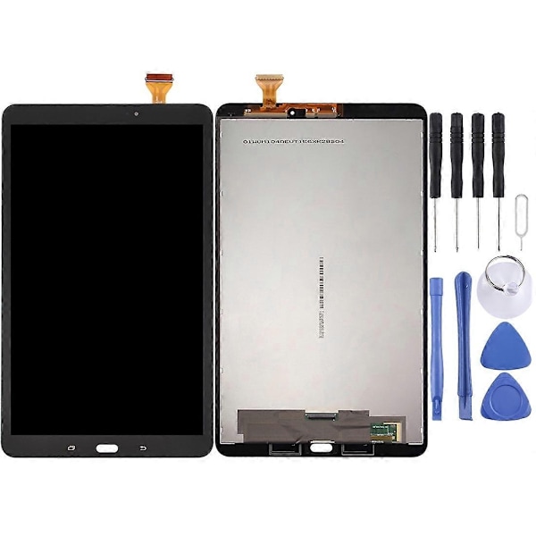 LCD-skärm för Samsung Galaxy Tab A 10.1 / T585 med Digitizer Komplett Montering - Perfekt Black