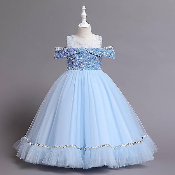 Klänning prinsessklänning balklänning rollspel - Perfekt Blue 130