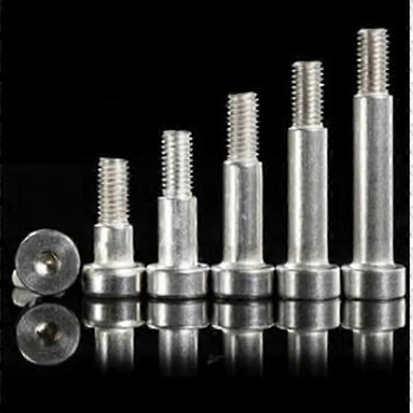 2-10st Rostfritt stål skruv med skuldra M2 M2.5 M3 M4 M5 M6 M8 M10 Insexskruv med cylinderhuvud Skruv med skuldra för rullager - Perfekt L6mm 10pcs  D4-M3