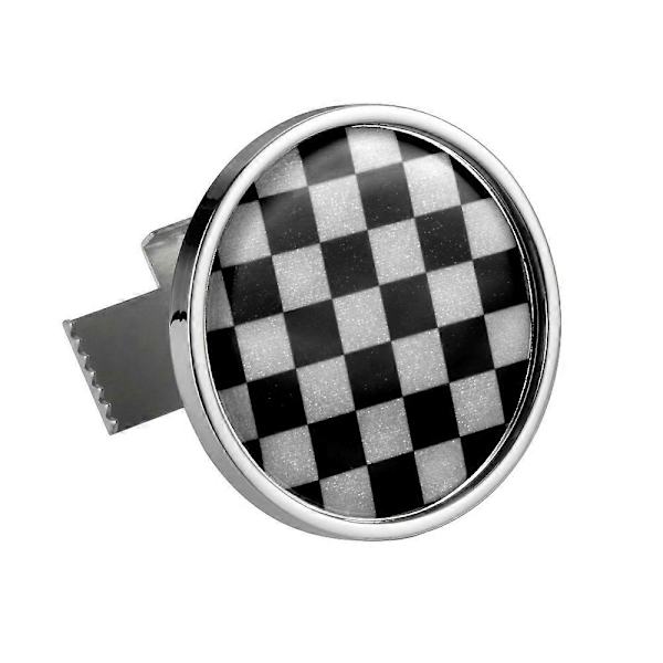 Metal 3D Front Bumper Grill Emblem Badge Sticker til MINI Cooper JCW S One Countryman R60 R61 F56 F60 - Perfekt checker