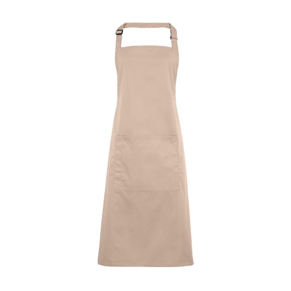 Premier Kvinners Fargerik Bib Forkle med Lommer/Overalls - Perfekt Latte