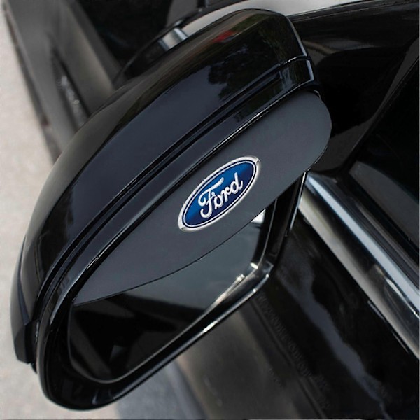 Bil Bakspeil Regnbeskyttelse Vanntett Anti-Regnskjold Universell Passform Forbedret Sikt-Perfekt Ford