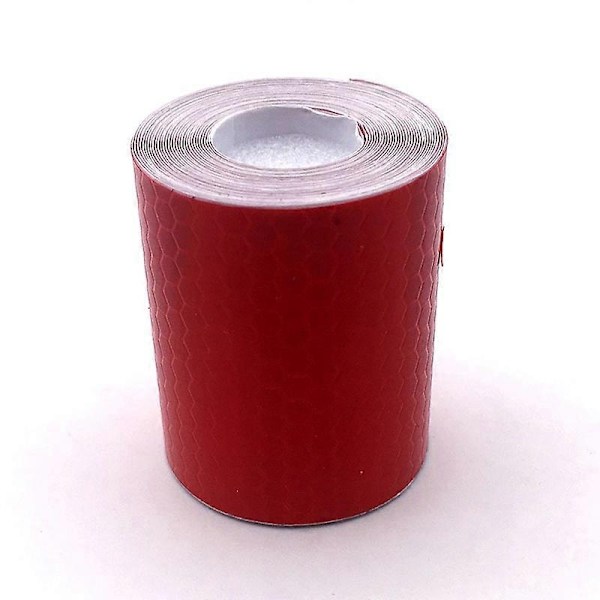 Heijastava teippi vedenpitävä ajoneuvoille, 2 pakkausta 5cm*3m korkean intensiteetin heijastavia varoitustarroja, heijastinteipit ajoneuvoille - Täydellinen red