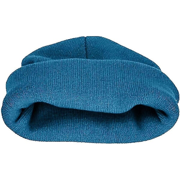 Lyserød Beanie Hat Genopladelig Løbehat Ultra Lys 4 LED Vandafvisende Hovedlampe-Perfekt Blue