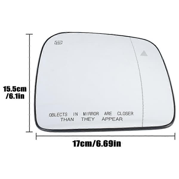 Sidespeil for Jeep Grand Cherokee 2011-2021 Bil Bakspeil Dørglass med Blindsoner Oppvarmede speil tilbehør - Perfekt 1 pair