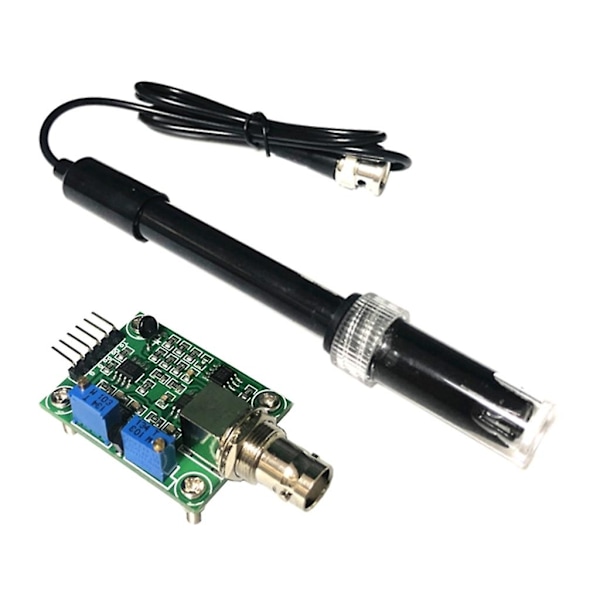 PH-sensormodul med PH-elektrodprob BNC-Perfet för detektering av värden 0-14 Non rechargeable pH