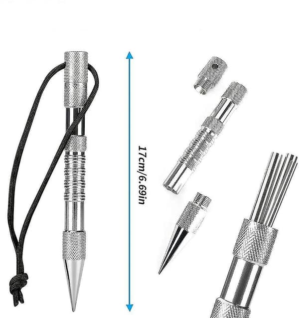 CNE 12-delars Paracord set, 9 nålar i olika storlekar - Perfekt