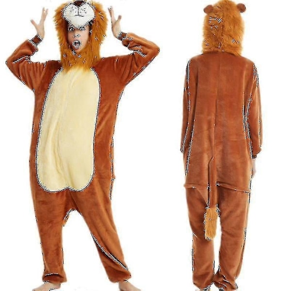 Leijonan Unipuku Eläin Onesie Yksisarvisen Unipuku Pegasuksen Asuste Kigurumi Unipuku Halloween Cosplay - Perfet L