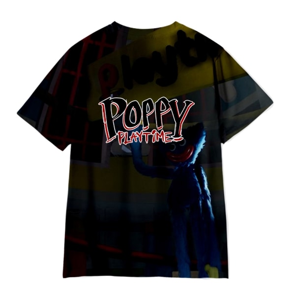 Poppy Playtime Print T-shirt Børn Dreng Pige Fashion Tee Toppe - Perfet A 5-6 Years