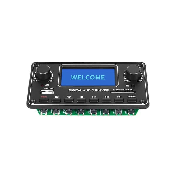 LCD MP3-spelarmodul 28X64 Display Bluetooth Digital Audio Decoder Board TDM157 USB SD BT FM för C-WELLNGS
