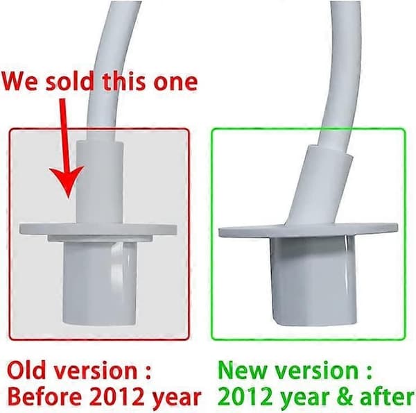 Erstatningsstrømadapterforlengelseskabel Kompatibel for iMac 20 tommer 21,5' 24 tommer 27 tommer Strømforsyningsledning, hvit-Perfet