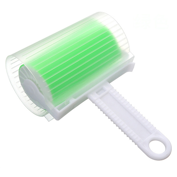 Vaskbare klær Hår Sticky Roller Gjenbrukbar hårfjerner - Perfet green with cover