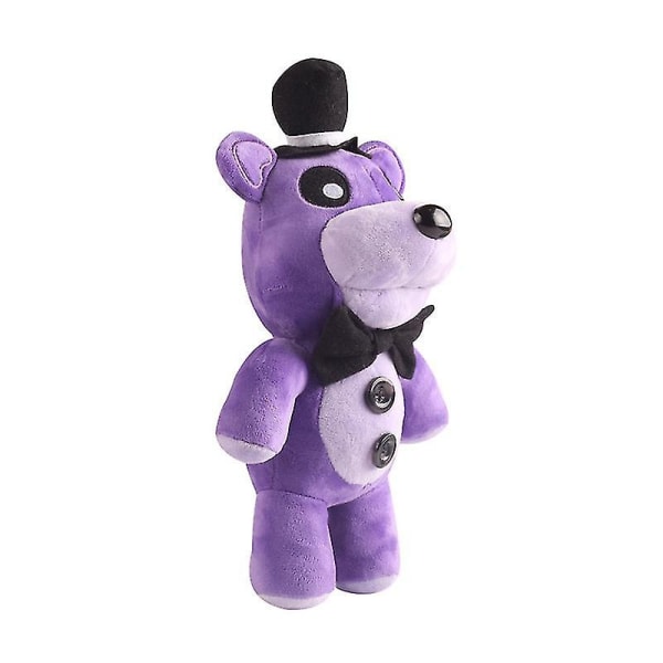 Nætter hos Freddy's Purple Shadow og Gold Bear Plys dukkelegetøj - perfekt