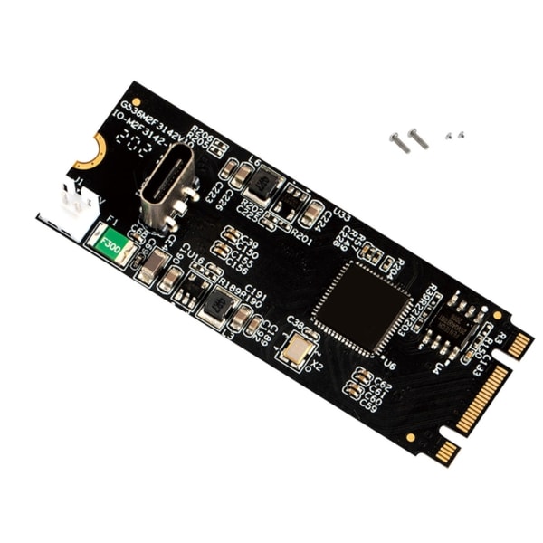 M.2-tyypin C-laajennuskortti M.2 M/B-avain USB3.2 Gen2 10Gbps USB C Riser ASM3142 Chip M2 22x60 -tiedonsiirtomuuntimeen - Perfet null - B