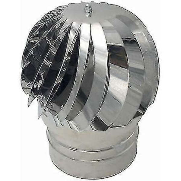 Takutluft, Ztforus Rotationsvind Rökavdragare I Rostfritt Stål, Rund Bas, Skorstenshuv, Alla Dimensioner - Utmärkt - Perfekt 160MM