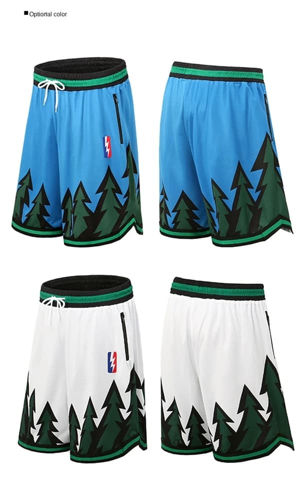 NBA Timberwolves Sport Basketbol Oversized Shorts - Perfekt blue XL