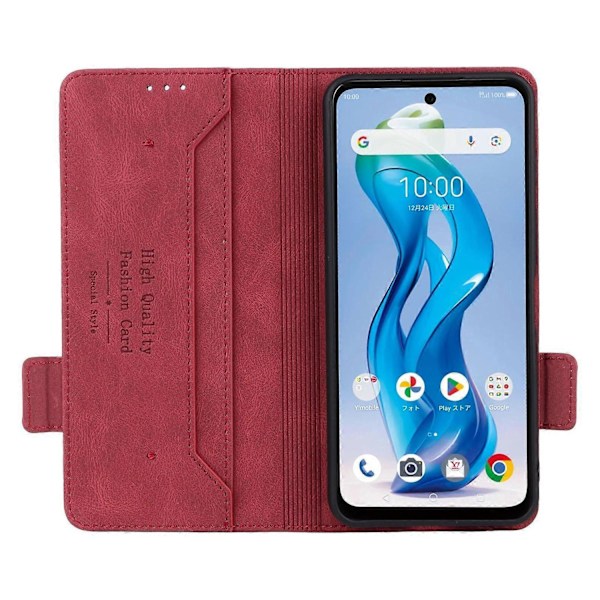 Läderfodral Kompatibelt med ZTE Nubia S 5G A403ZT-Perfet Red