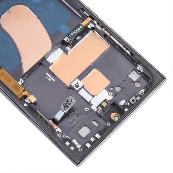 C-klasse LCD-skærm og touchpanel-samling + ramme (TFT-sort) til Samsung Galaxy S23 Ultra S918 0 0