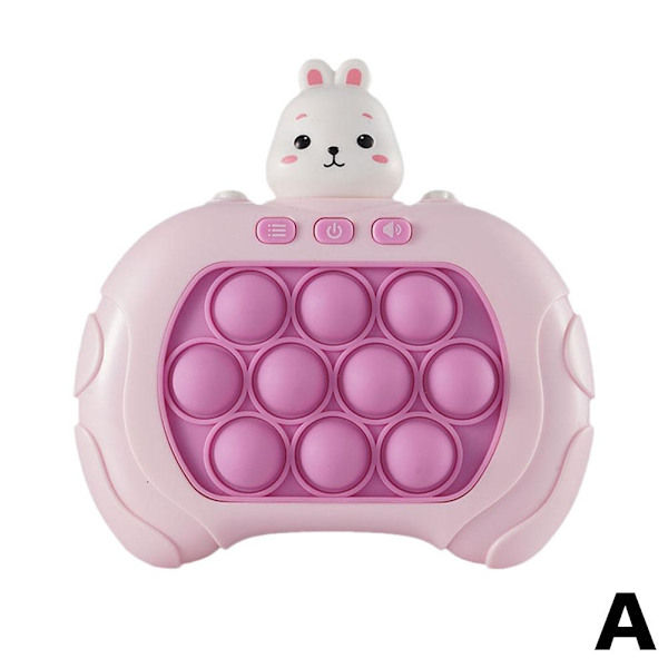 Pop It Game Machine Söt tecknad Kanin Duck Toy Quick Push Bubb - Perfet rabbit one size
