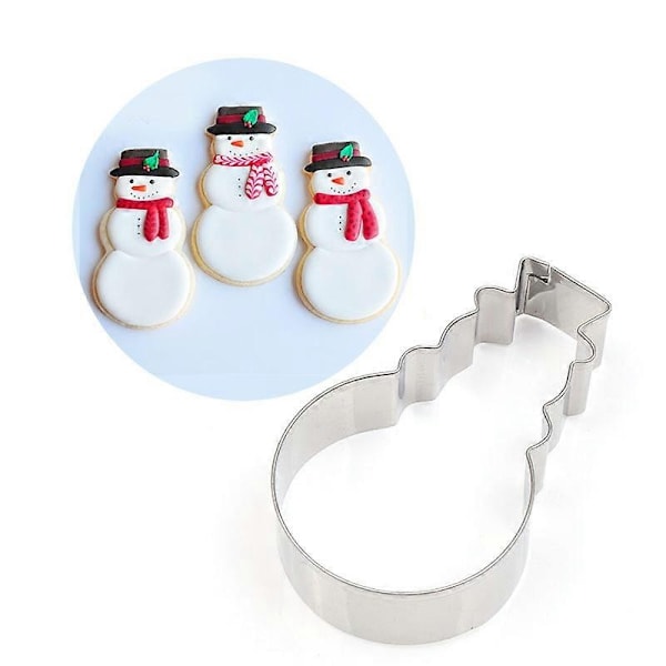 Julformar Set med 14 i Rostfritt Stål - Perfekt för Fondant, Bröd och Kakor