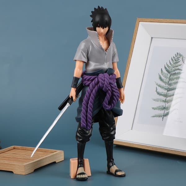 Anime Naruto Figur Modell Sasuke Action Figur Dekoration Staty C - Perfekt