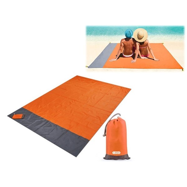 Picnic Blanket Lille, ultralet bærbart, vandtæt strandtæppe - Perfet