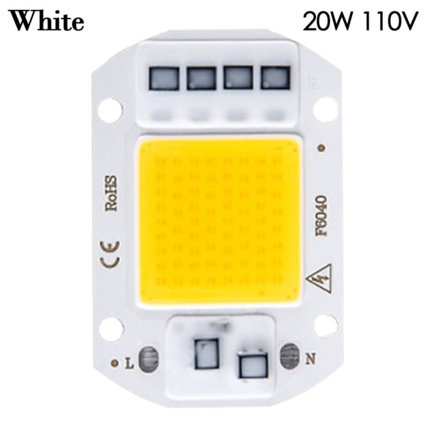 Bulb Chip Grow Lights HVIT - Perfet White20W 110V