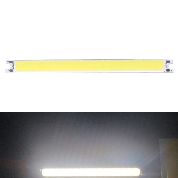 1 stk cob led lys dc led pære chipboard 4W 100x8mm for DIY - Perfet white