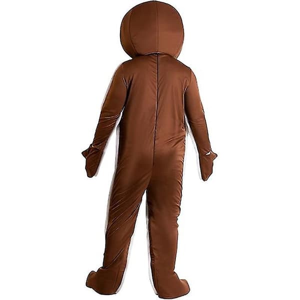 Iced Gingerbread Man Kostume til Voksne, Julekage Kostume-Xin size:M