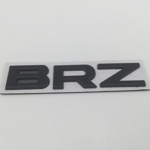 3D Metall Crosstrek Awd Brz Forester Wrx Bilskilt Emblem Side Bakluke Bagasjelokk Etikett Klistremerke Dekal Biltilbehør-Perfekt black BRZ