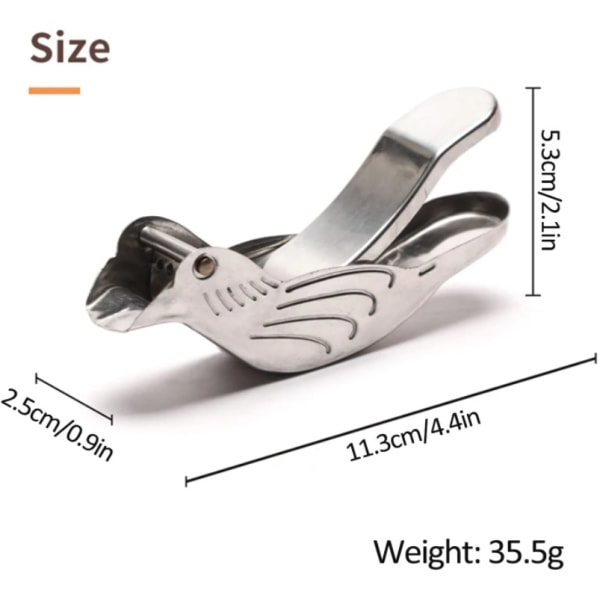5 stk Bird Sitron Juicer Tea Maker Frukt Tea Leaker Juicer - Perfet