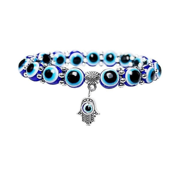 Sjarm Evil Eye Bead Protection Lucky Armbånd Smykker Hamsa Håndarmbånd Gave - Perfet