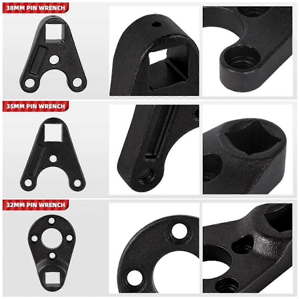 MT0004 MT0006 MT0009 Udvendt Trim Tilt Stiftnøglesæt Passer til Alle Hydrauliske Endekapsler - Perfet