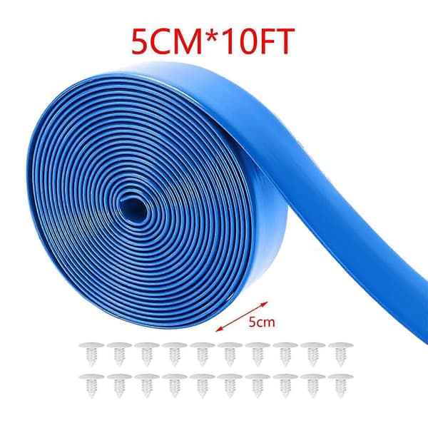 Vinylstropper for reparasjon av utemøbler DIY Gressstol Reparer stropper for hage Svart-Perfet Blue